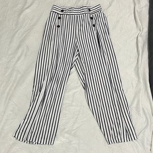 flowy striped pants